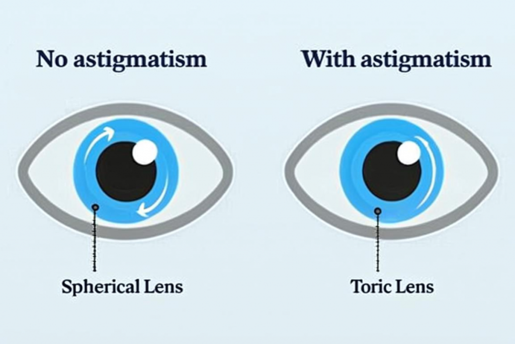 How Toric Contact lenses that help with astigmatism