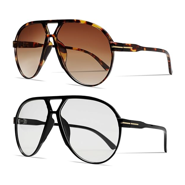 GUVIVI oversized aviator sunglasses