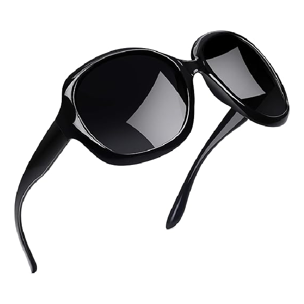 Joopin oversized round mirrored sunglasses