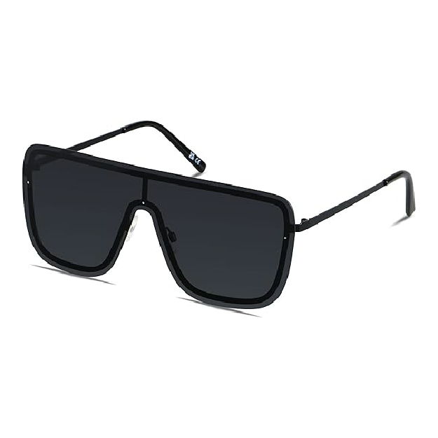 LYZOIT rimless oversized square sunglasses