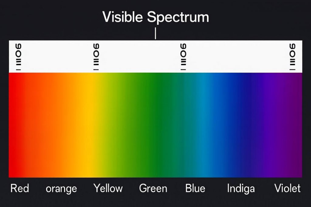 blue light blocking glass visible spectrum