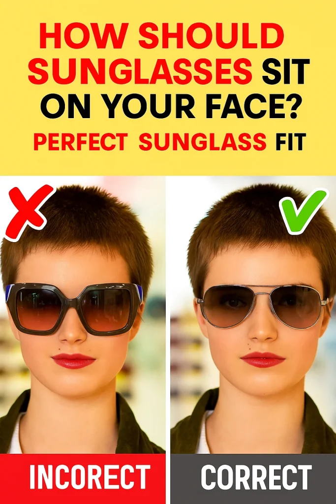 Proper Sunglass Fit