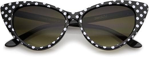 zeroUV - Women's Retro Oversized High Point Cat Eye Sunglasses